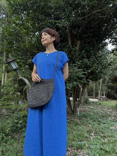 画像2: 【1点限り】温子さんの編んだバッグ（手提げ・肩掛けタイプ）
