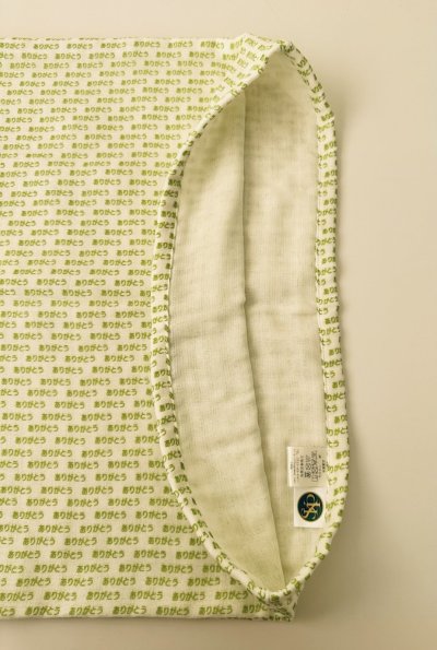 画像2: 【入荷待ち】ありがとうガーゼ枕カバー（袋状）