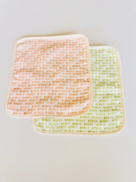 画像1: 【入荷待ち】ありがとうガーゼハンカチ (1)