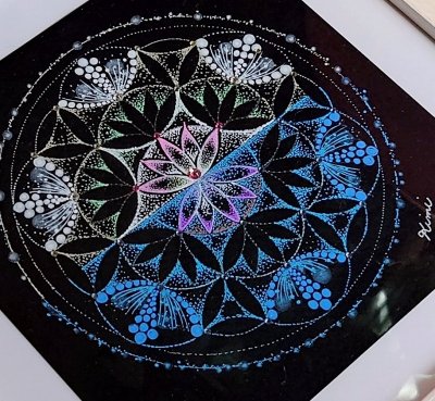 画像1: 【送料無料】Kimiさんの曼荼羅アート